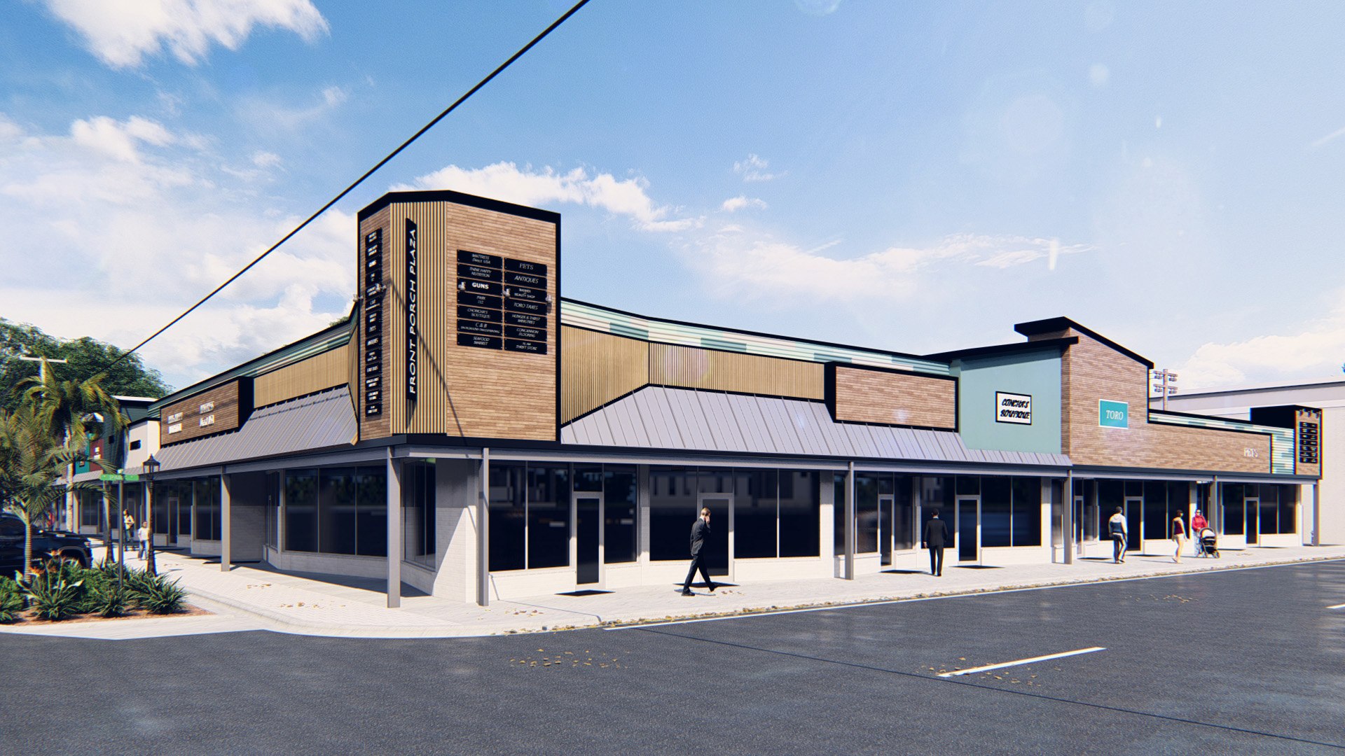 Commercial architecture project